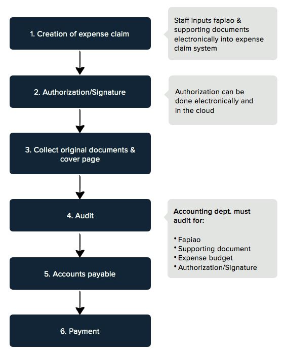 expense claim controls process step by step