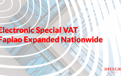 China Expands Electronic Special VAT Fapiao’s Nationwide